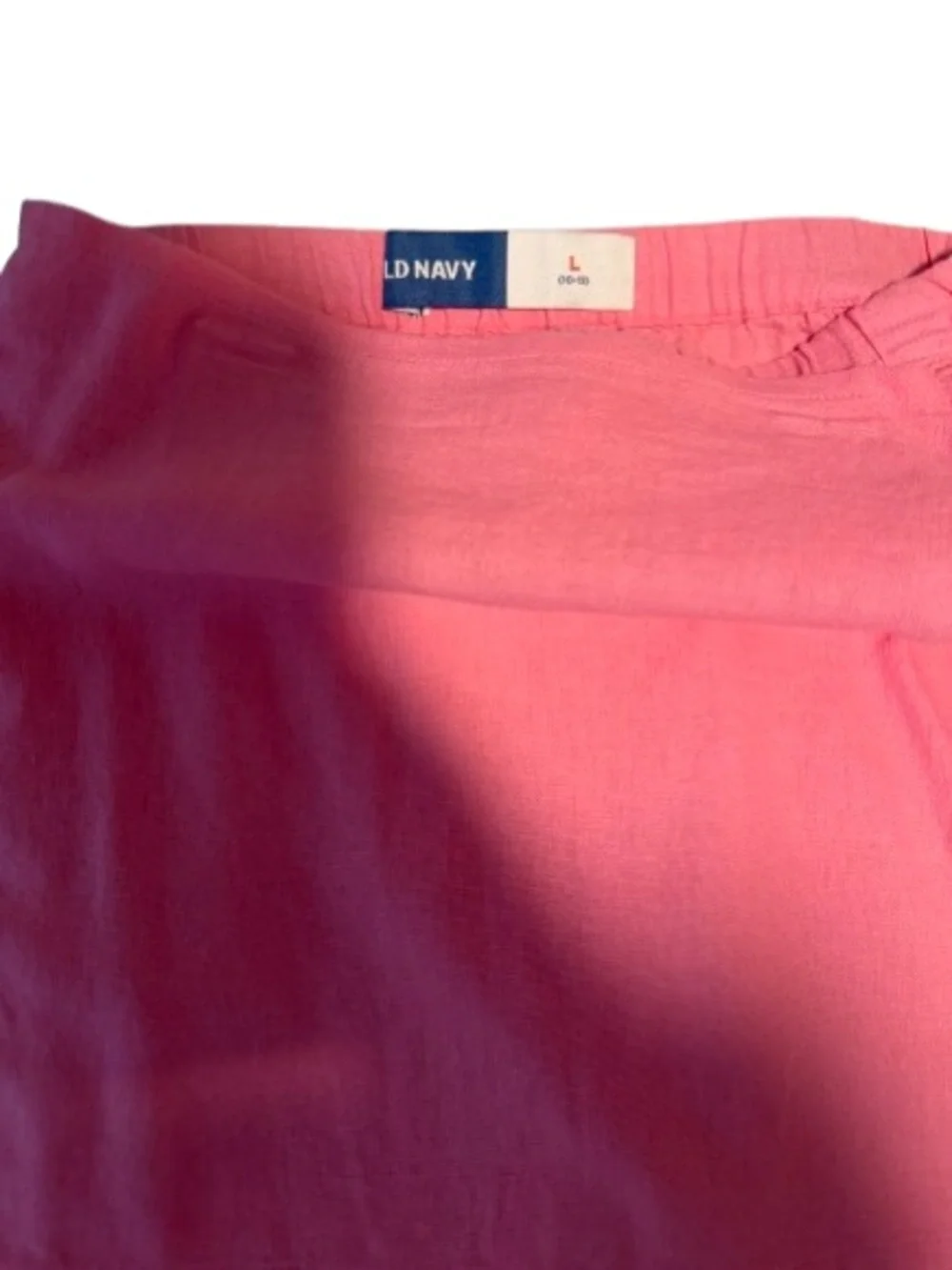 Old Navy Pink Tie-Waist Mini Skirt